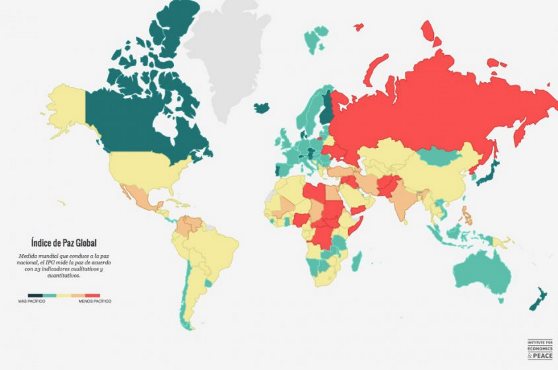 Uruguay entre los países más pacíficos de la región