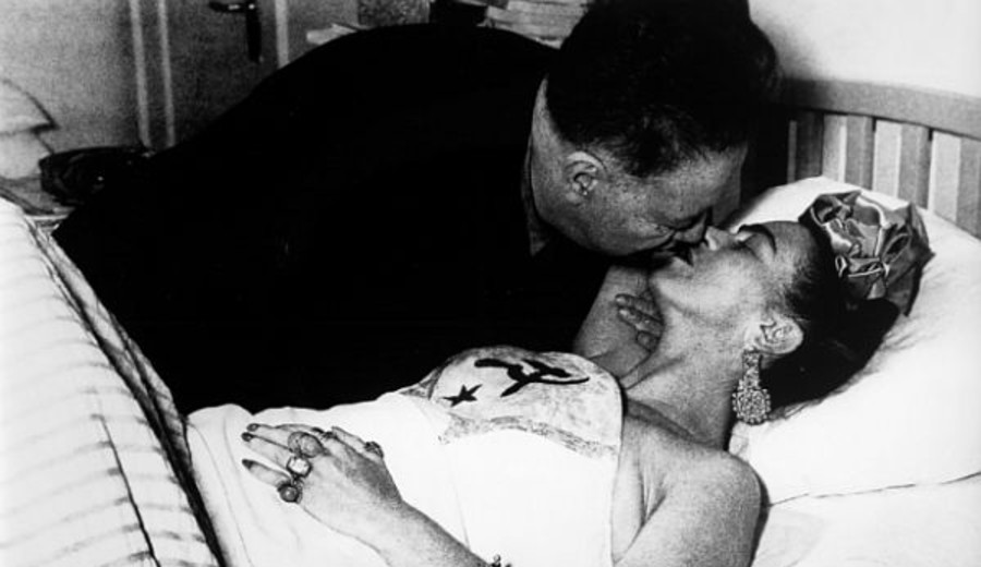 imagen de Frida Kahlo, la paloma que sedujo a un elefante