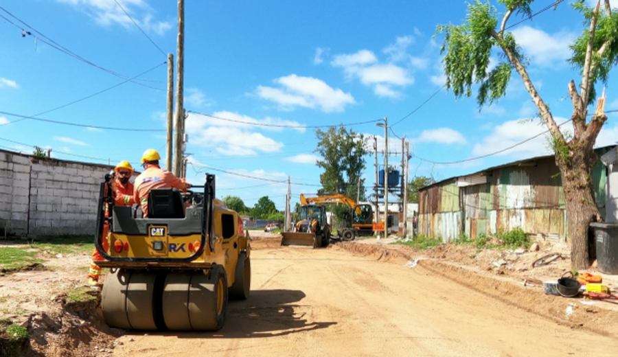 imagen de Plan ABC en Marconi: pavimentación, apertura y limpieza de cunetas