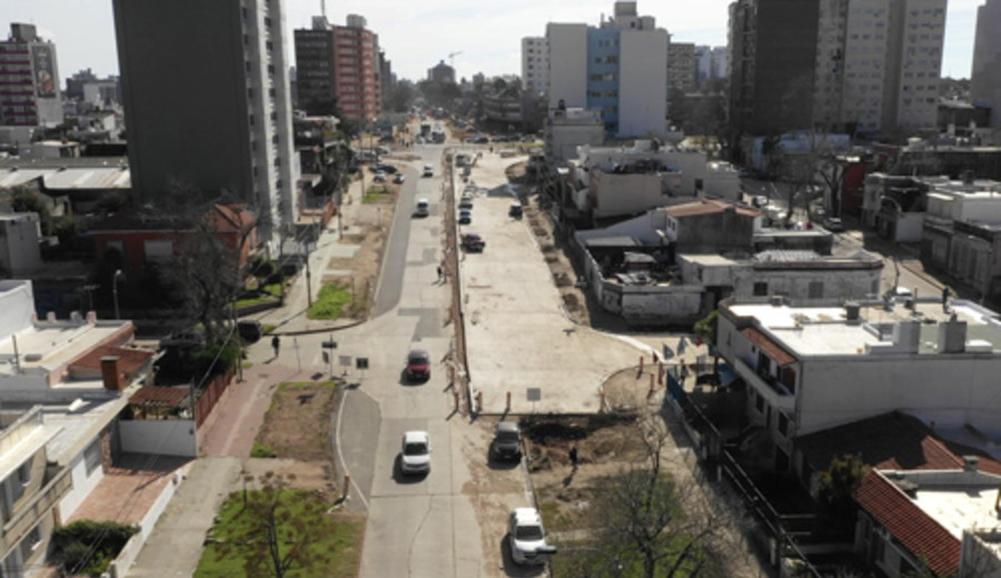 imagen de Comenzó último tramo de obra de ensanche de Luis A. de Herrera
