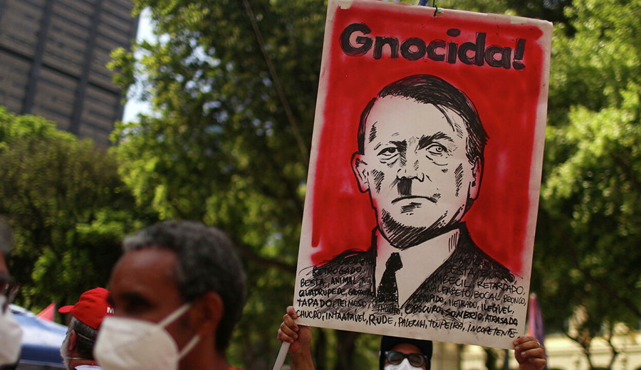 imagen de Brasil: Manifestantes llenan las calles exigiendo el “impeachment” contra Bolsonaro