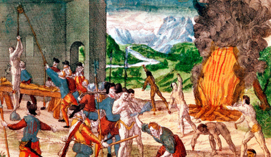 imagen de Interpretaciones de la conquista (1) Sobre sacrificios humanos aquí y allá