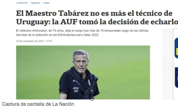 Uruguay despidió al Maestro Tabárez tras 15 años como entrenador