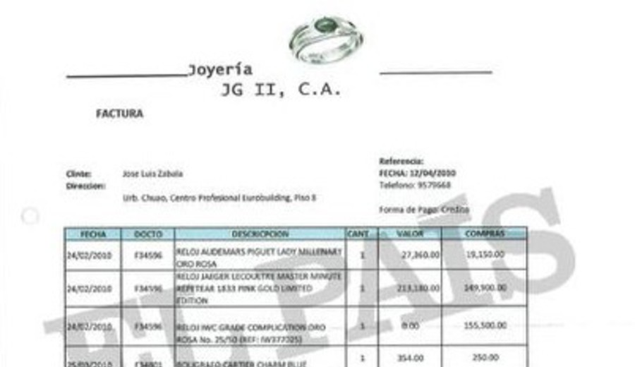 imagen de José Luis Zabala, uno de los saqueadores de PDVSA: villa en el Caribe, joyas, relojes de 170.000 dólares