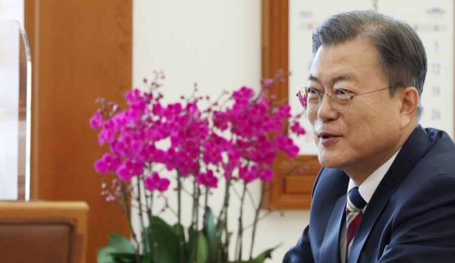 imagen de Moon dispuesto a celebrar una cumbre intercoreana sin requisitos