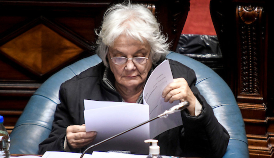 imagen de Lucía Topolansky renunció al Senado después de 22 años de actividad parlamentaria
