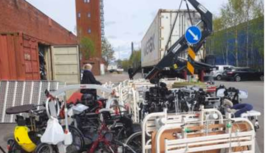 imagen de Hjelpemiddelfondet envía el contenedor 142 desde Noruega a Uruguay con equipos para el CENATT y el Ministerio de Turismo