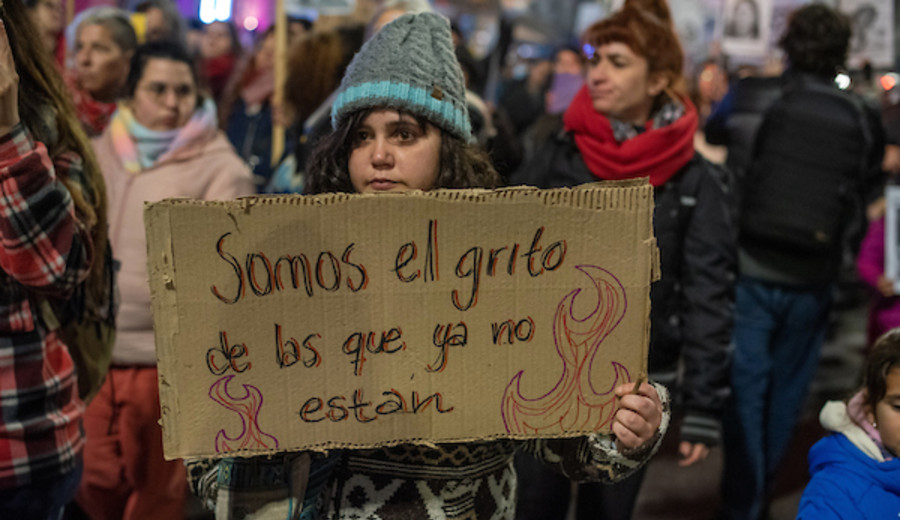 imagen de ¡Ni una menos! Se realizó la marcha de colectivos feministas contra la violencia machista