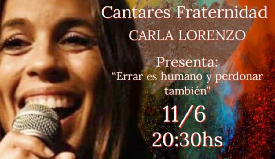 imagen de Carla Lorenzo en “Cantares Fraternidad”