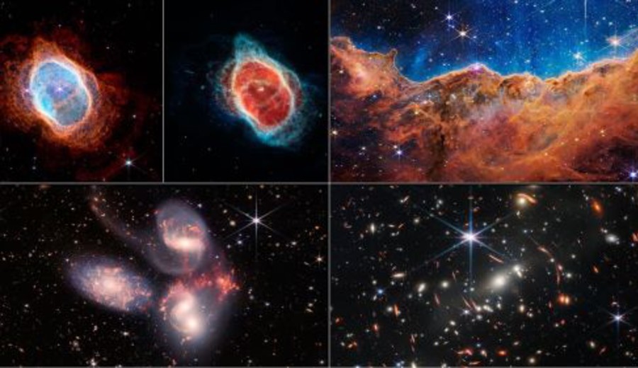 imagen de La explicación de las nuevas fotos del universo que reveló la NASA con el potente telescopio James Webb