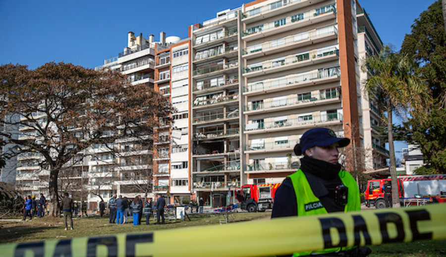 imagen de Cómo se vivió la explosión del edificio de Villa Biarritz dónde tres personas resultaron con heridas graves