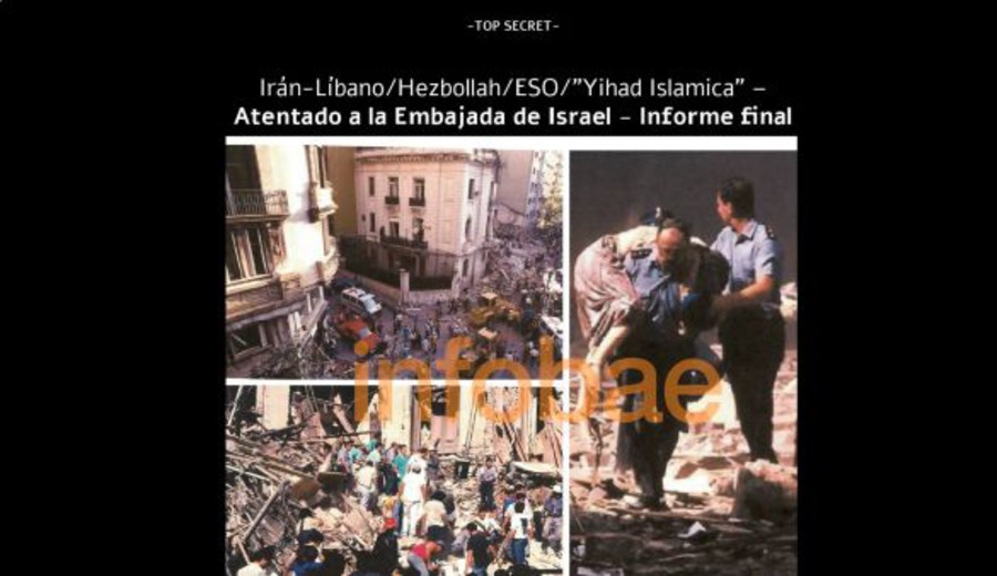 imagen de Exclusivo: el informe final del Mossad sobre el ataque terrorista de Irán y Hezbollah a Embajada de Israel en Argentina