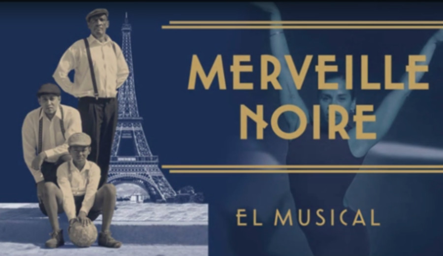 imagen de “Merveille Noire”, el musical de José Leandro Andrade, en sala Nelly Goitiño