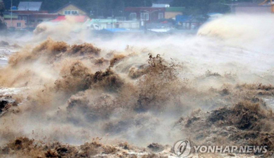 imagen de Un tifón pasó por Corea del Sur dejando 2 muertos y 10 desaparecidos