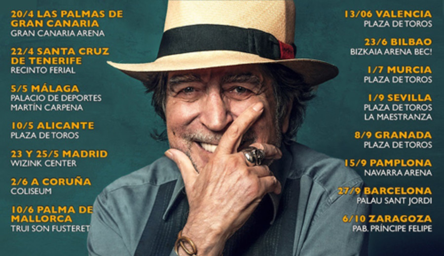 imagen de Gira de Joaquín Sabina: 'Contra todo pronóstico'