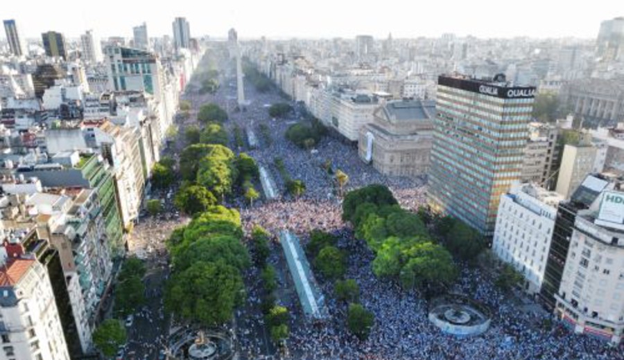 imagen de Argentina: el Gobierno, sorpresivamente, decretó que el martes será feriado nacional para recibir a la selección