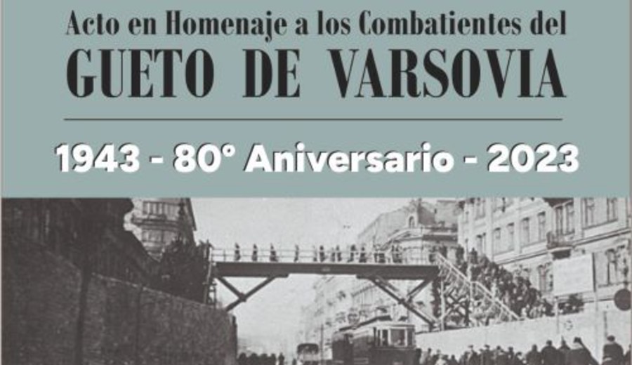 imagen de Acto en conmemoración del levantamiento del Gueto de Varsovia