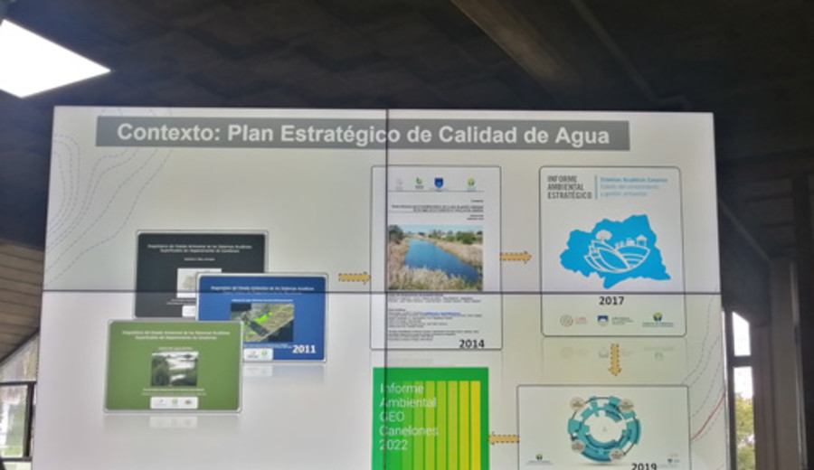 imagen de Presentación del monitoreo de calidad de agua en arroyo Pando