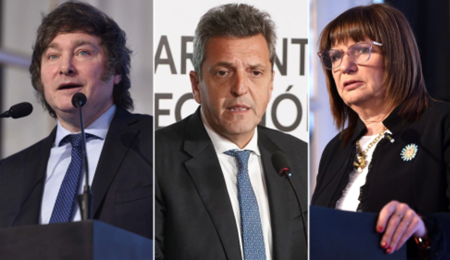 imagen de Encuestas para elecciones en Argentina marcan balotaje entre Milei y Massa, con Bullrich cerca