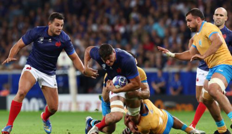 imagen de Uruguay puso en aprietos a Francia, uno de los candidatos al título: cayó 27 a 12 por el Mundial de rugby