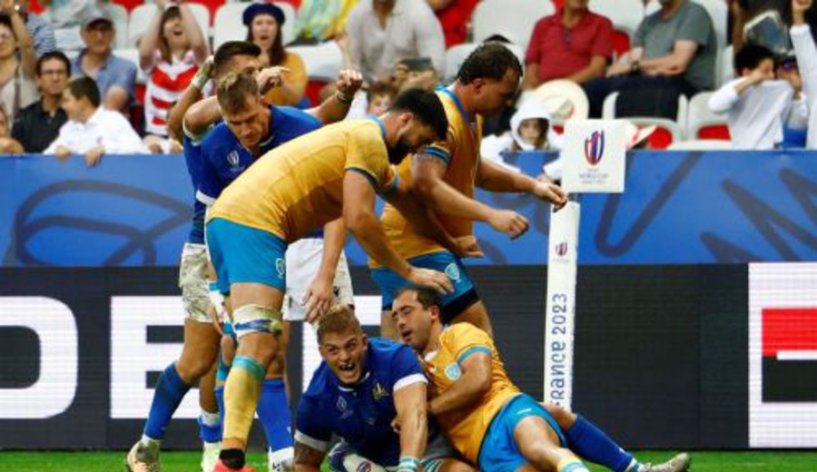 Uruguay ganó ante Namibia su primer partido en el Mundial