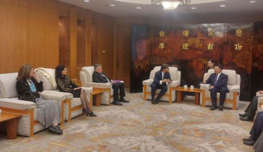 imagen de Intensa actividad del presidente Lacalle Pou en China