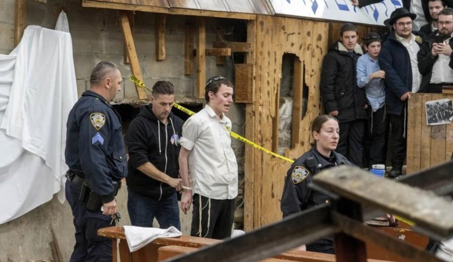 imagen de Descubren túneles secretos en la sinagoga de Jabad-Lubavitch que visitó Milei en Nueva York