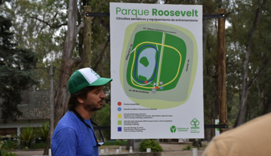 imagen de Inauguran nuevos circuitos y equipamiento deportivo en el parque Roosevelt