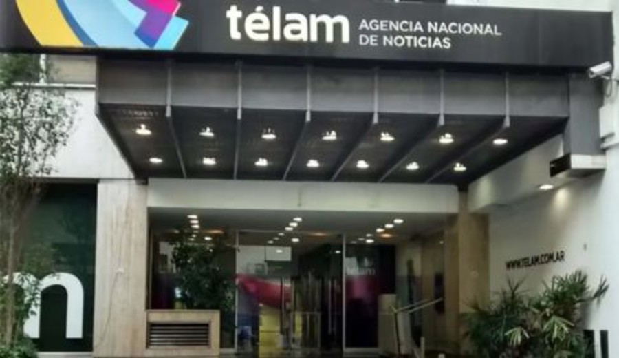 imagen de El cable de Télam anunciando “el cierre de la agencia pública de noticias Télam”