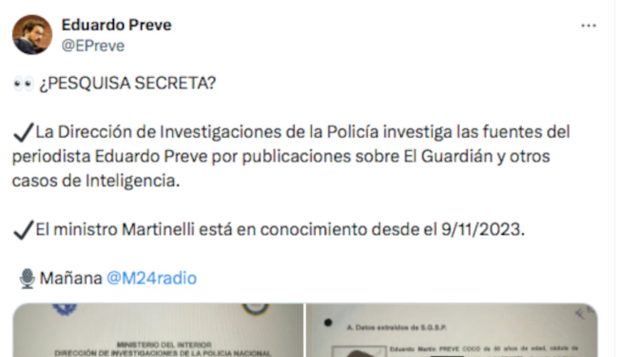 imagen de Comunicado de la Asociación de la Prensa Uruguaya