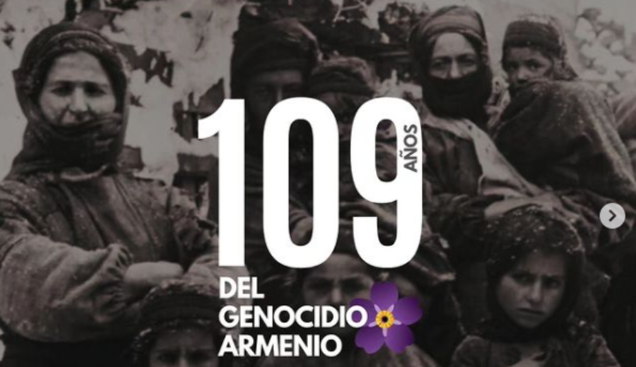 imagen de 109 años del genocidio armenio perpetrado por el Imperio otomano