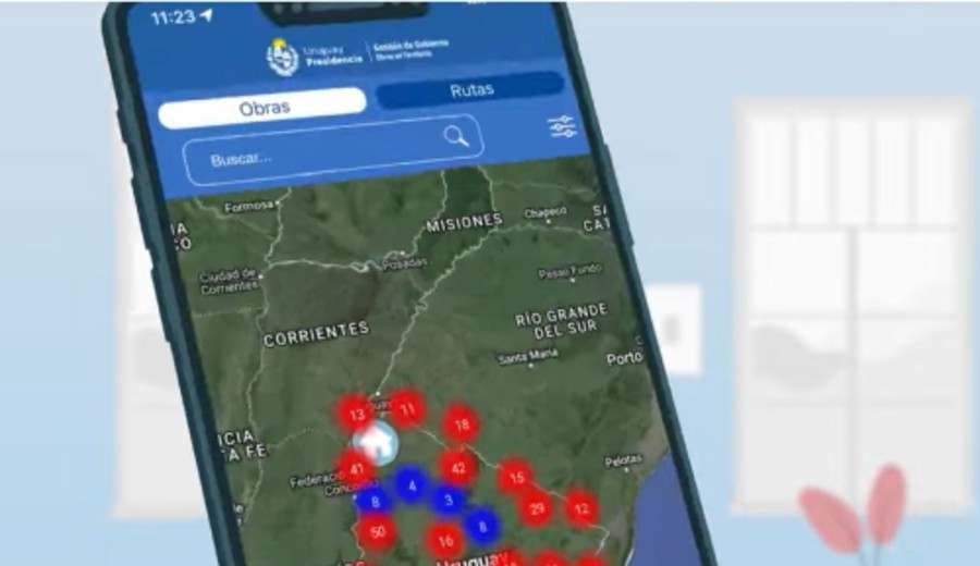 imagen de Gobierno lanza UyMap: una aplicación para mostrar obras y servicios desarrollados en todo el país.
