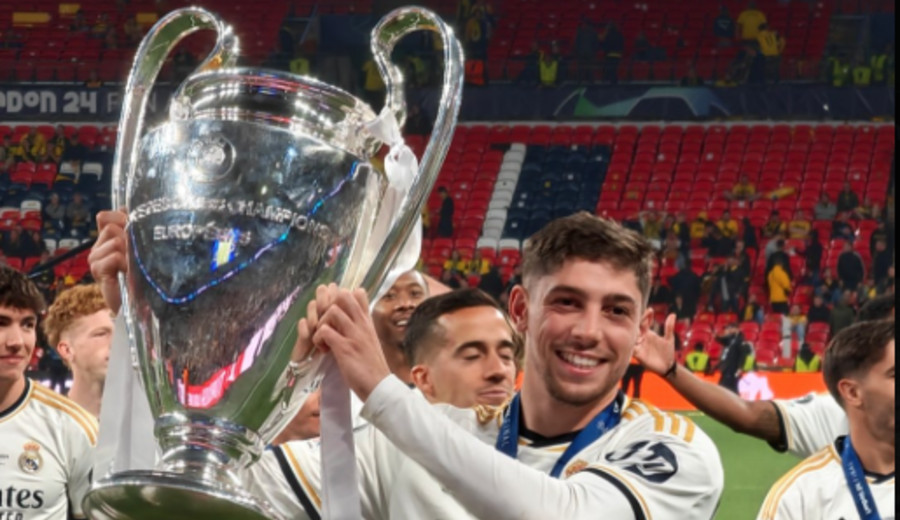 imagen de Real Madrid, con Federico Valverde figura, es el campeón de la Champions League