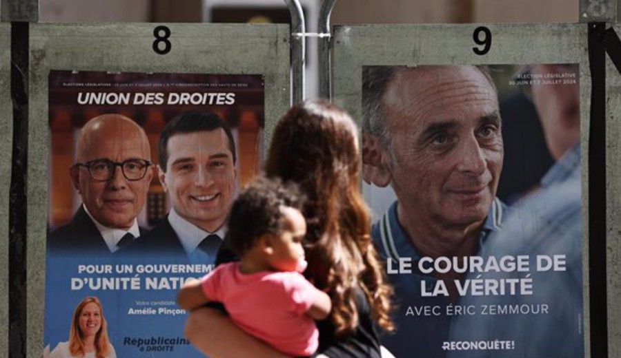 imagen de Agrupación Nacional gana la primera vuelta de las legislativas francesas