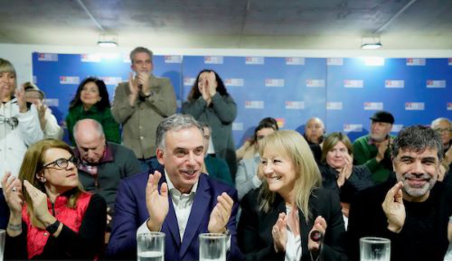 imagen de “La Amplia” de Cosse y la 1001 de los comunistas anunciaron el sublema “Unidad para la Esperanza”