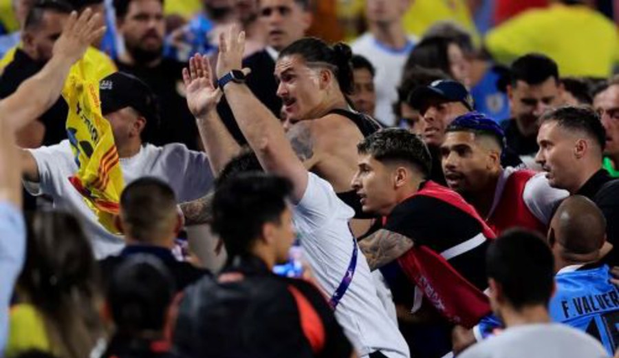 imagen de Conmebol dio a conocer la sanción para los 11 futbolistas uruguayos tras los incidentes en la Copa América