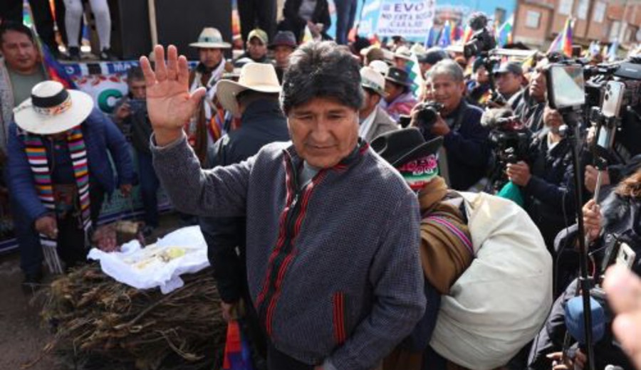 imagen de Evo Morales vuelve a marchar hacia La Paz