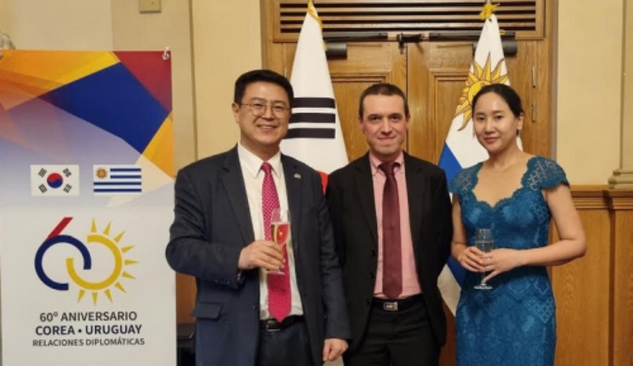 imagen de 60 años de relaciones diplomáticas Corea del Sur - Uruguay