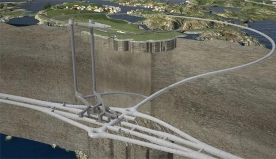 imagen de Noruega comenzó a construir el túnel submarino más largo y profundo del mundo