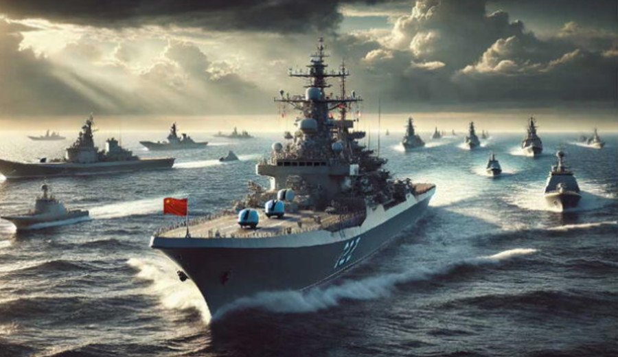 imagen de La armada China supera a la flota de EEUU y pone en cuestionamiento su tradicional supremacía naval