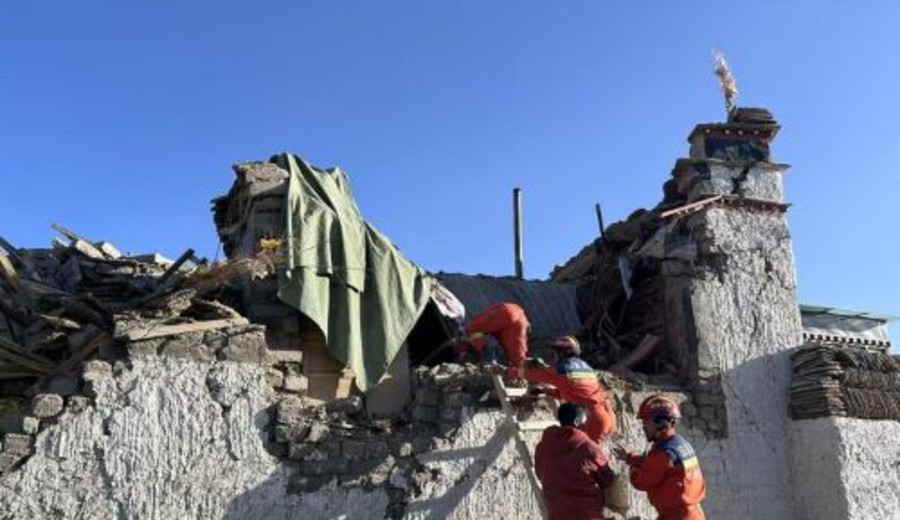 imagen de Terremoto en TÍbet: al menos 95 muertos