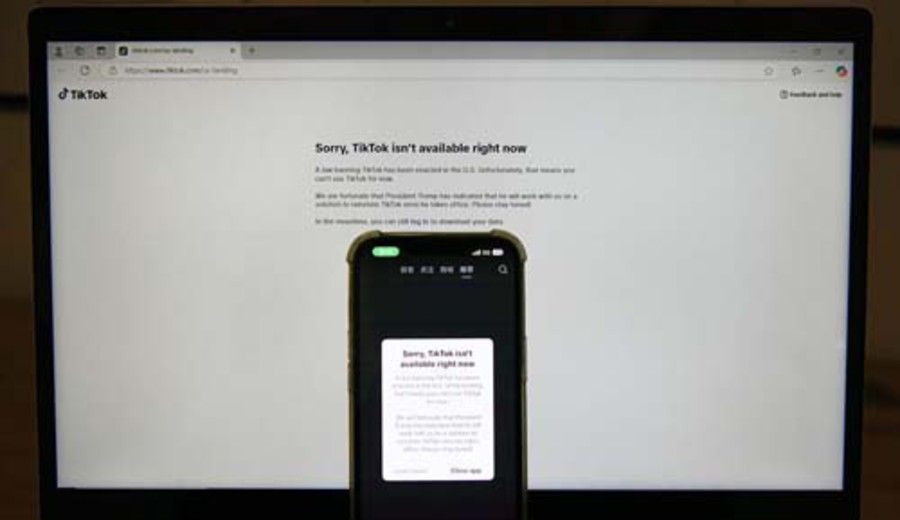 imagen de TikTok restablece el servicio en Estados Unidos