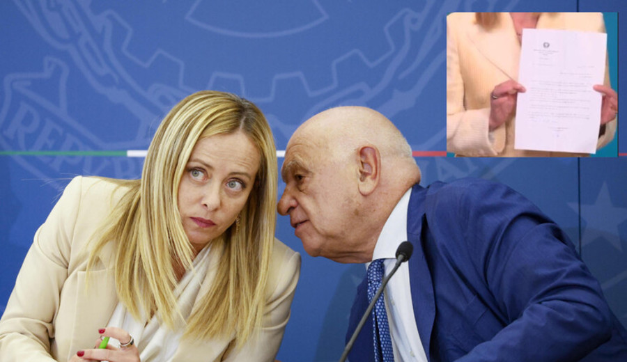 imagen de Meloni investigada “por favorecimiento y peculado” después de la liberación de un general libio
