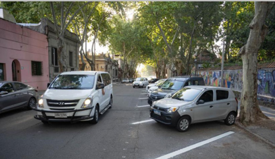 imagen de Nueva forma de estacionamiento en la calle Durazno