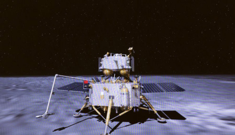 imagen de Misión Chang'e-7 de China aterrizará en polo sur lunar para buscar hielo, dice reporte