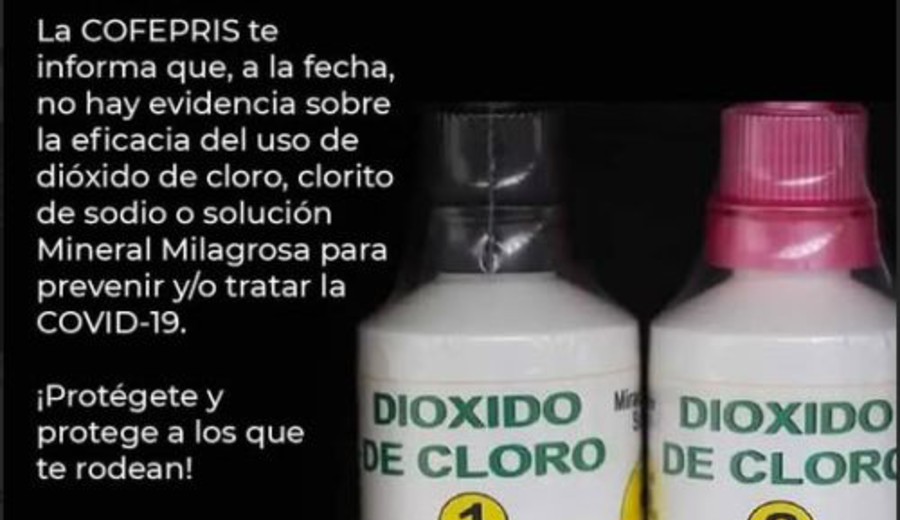 imagen de Dióxido de Cloro. ¡Lo siguen vendiendo! Michael Mansilla