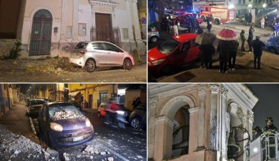 imagen de Terror en Nápoles por el sismo más fuerte en 40 años