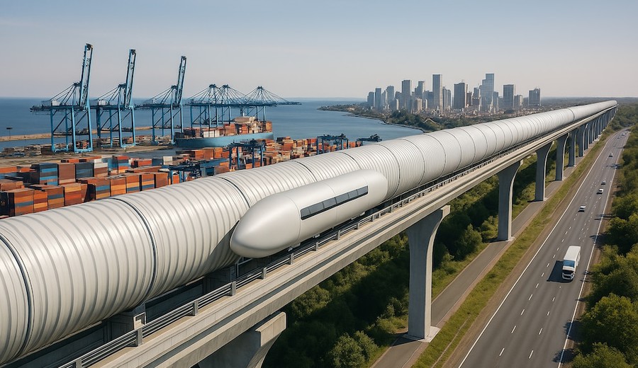 imagen de Innovación en el transporte de carga: Brasil puede revolucionar el sector con el hyperloop