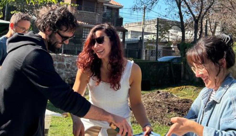 imagen de En Villa Dolores se realizó la primera jornada abierta de cosecha de compost