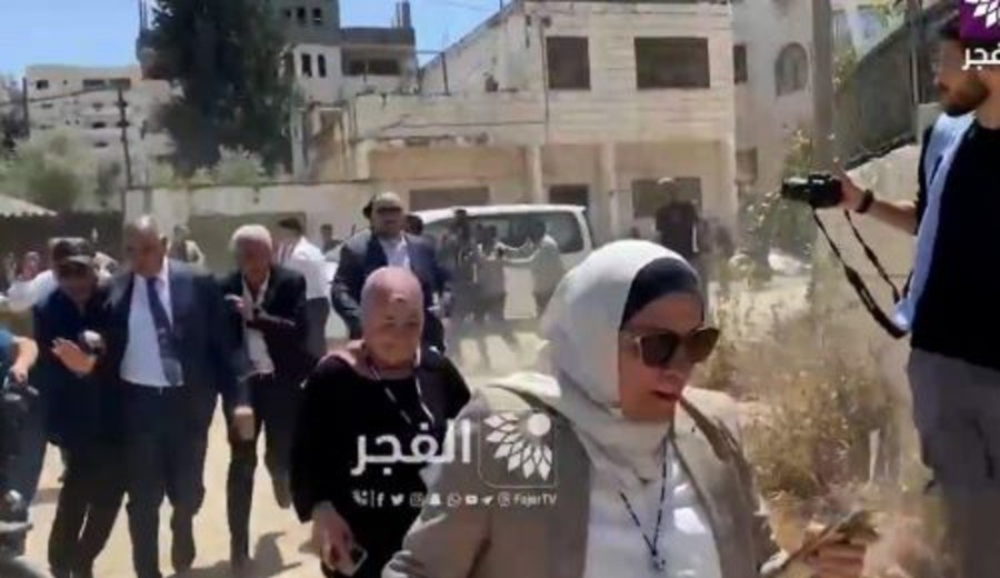 imagen de Disparos al aire del ejército israelí durante una visita de diplomáticos a Cisjordania